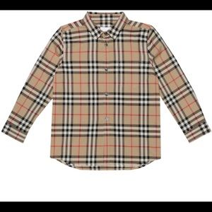 Boy Burberry shirt